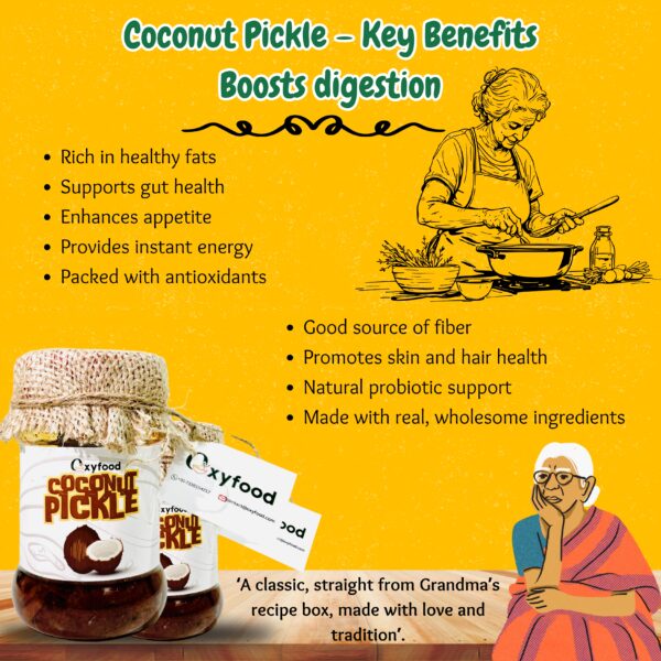 coconut pickle benefits